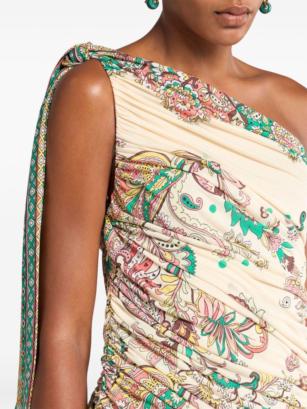 single-shoulder maxi dress Product Image