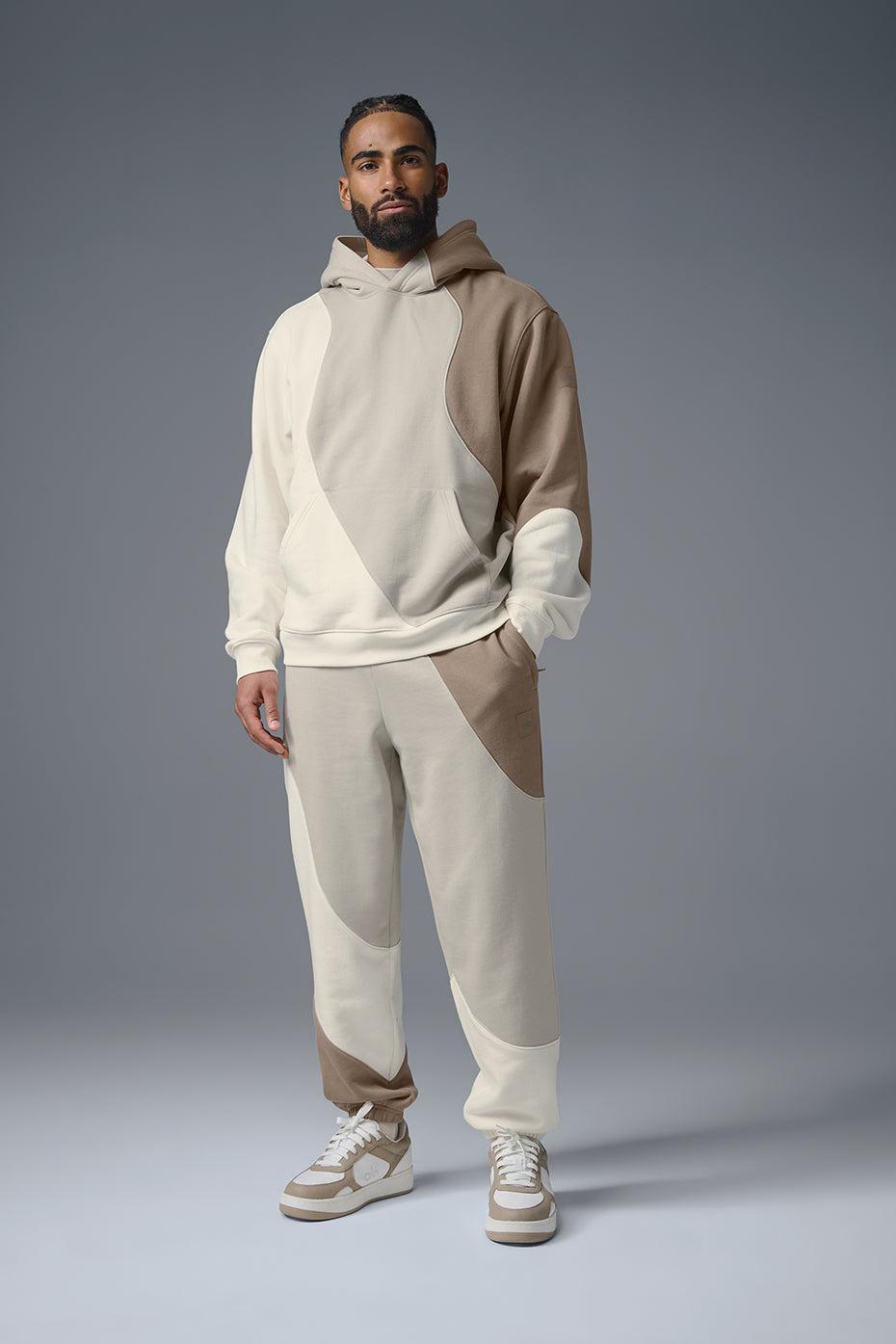 Make Waves Hoodie - Ivory/Bone/Gravel Male Product Image