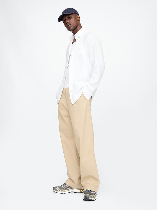 100% Linen Classic Shirt Product Image