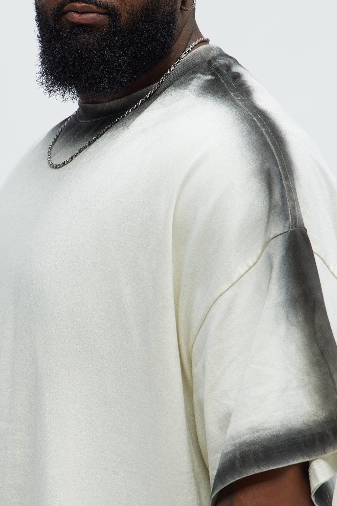 Dirty Wash Heavyweight Boxy Tee - Off White Product Image