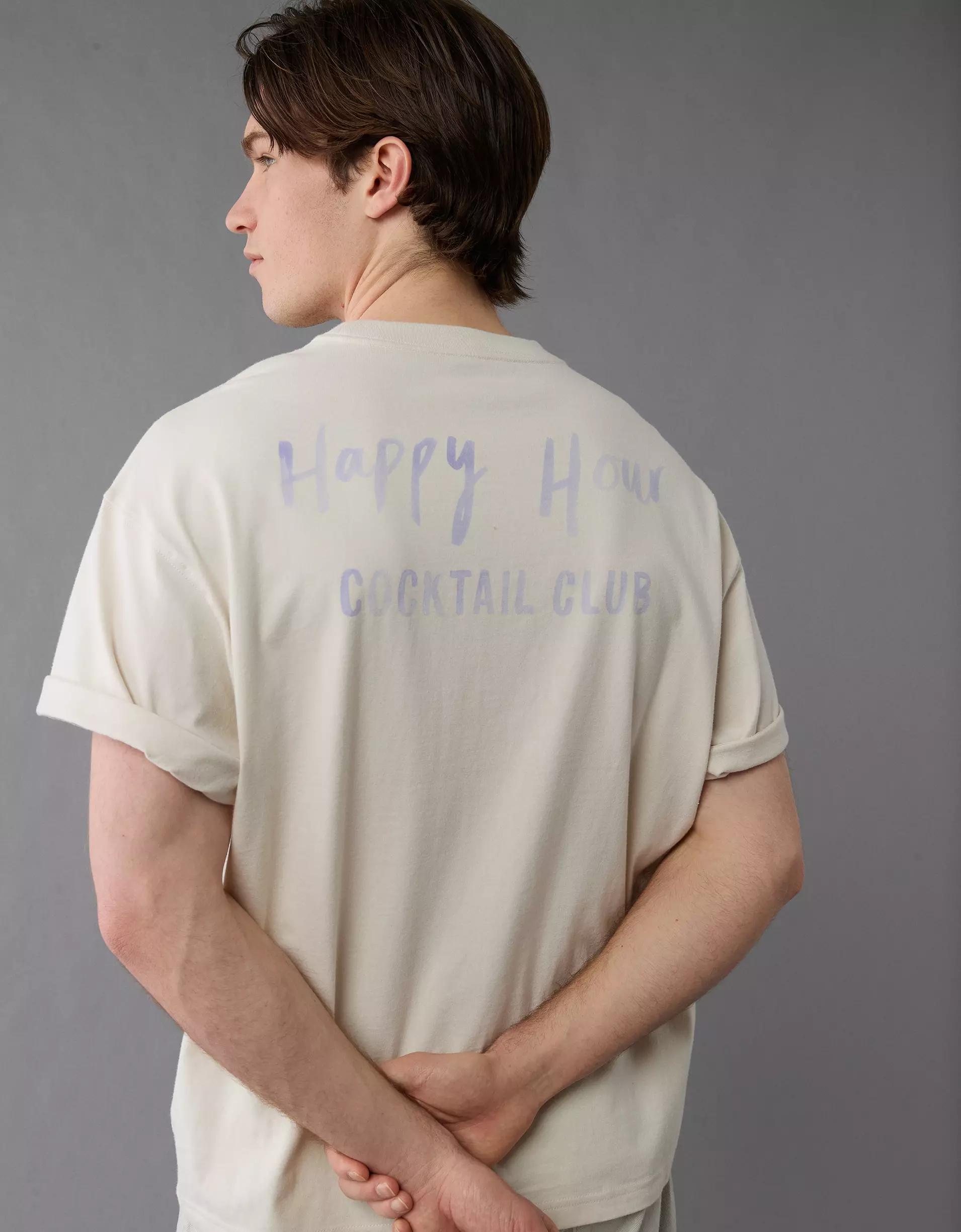 AE Boxy Happy Hour Graphic T-Shirt Product Image