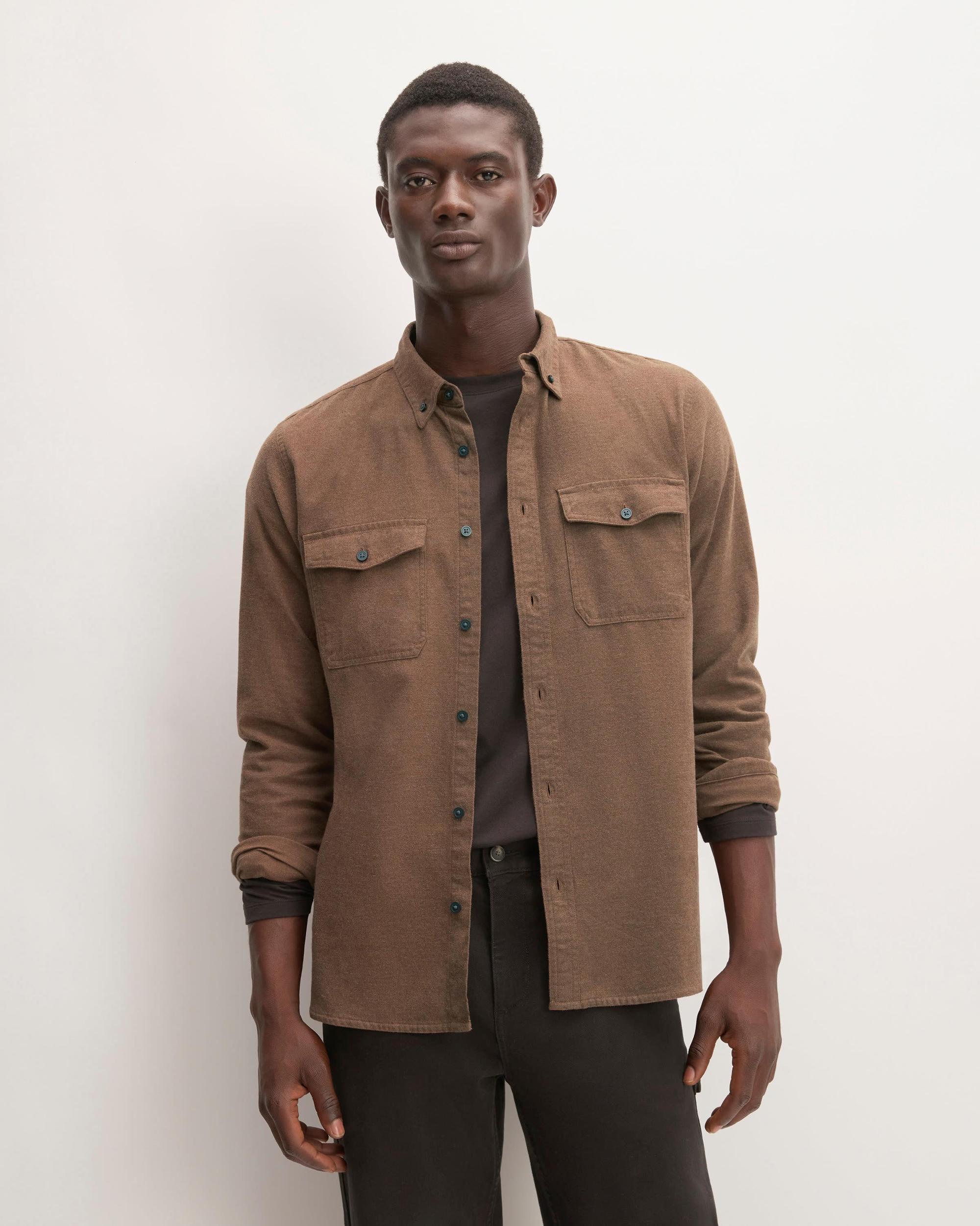 Mens Brushed Flannel Shirt by Everlane Product Image