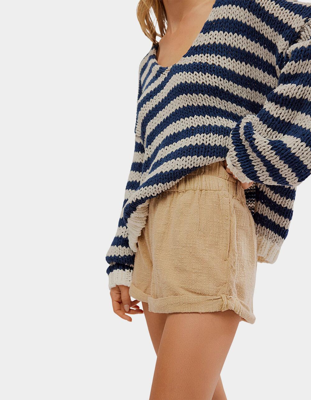 FREE PEOPLE Solar Flare Baja Womens Shorts - SAND Product Image