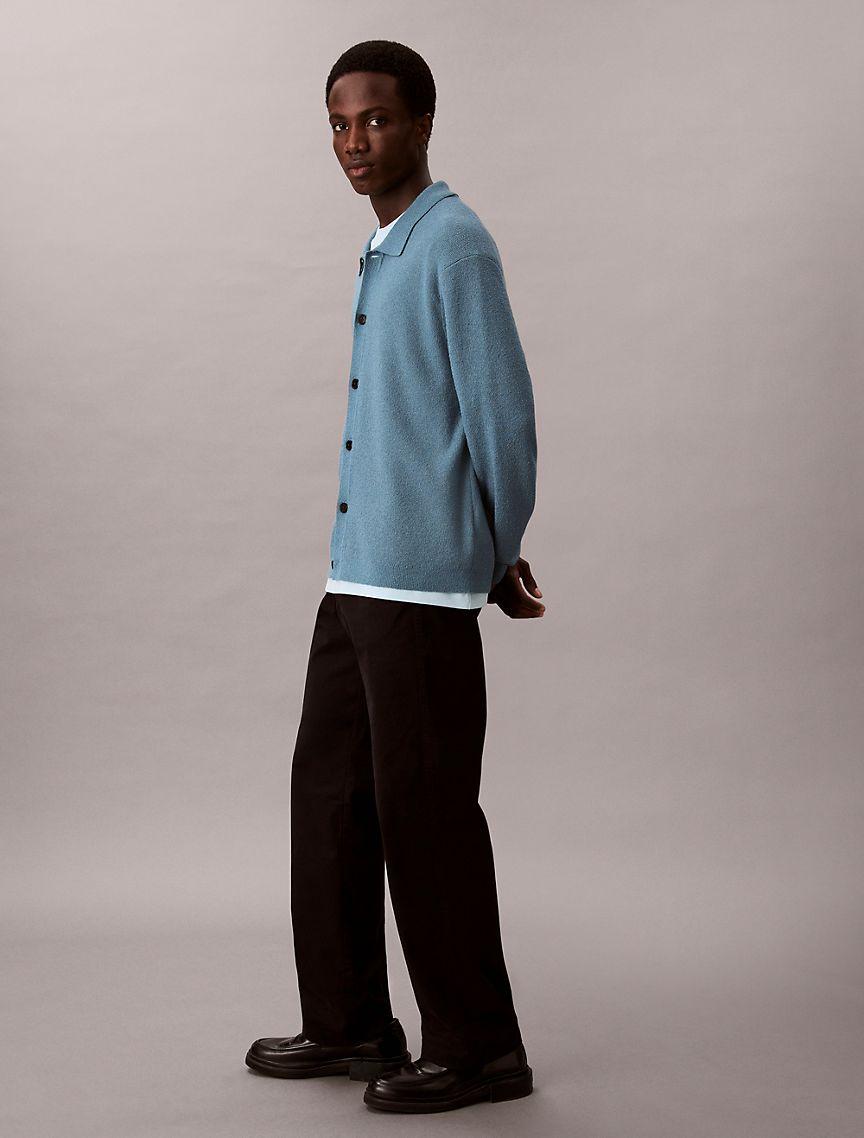 Relaxed Fit Standard Logo Terry Crewneck Sweatshirt Product Image