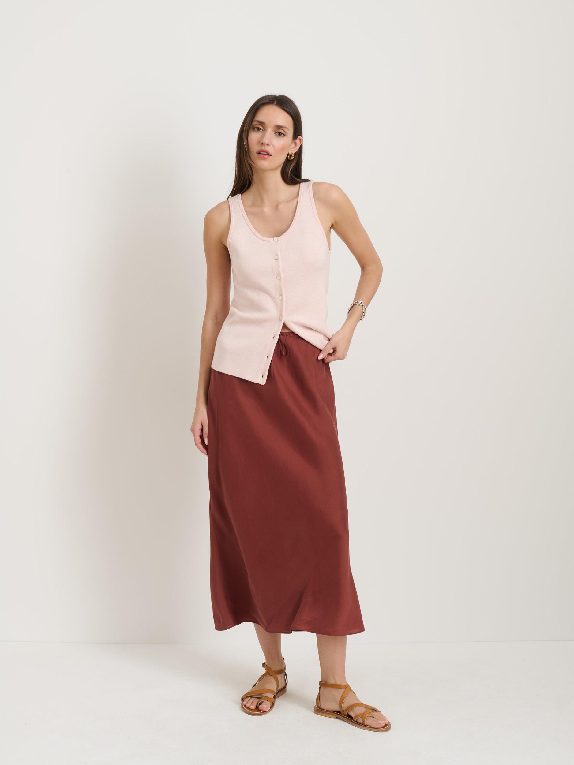 Louisa Vest In Cotton Cashmere Product Image