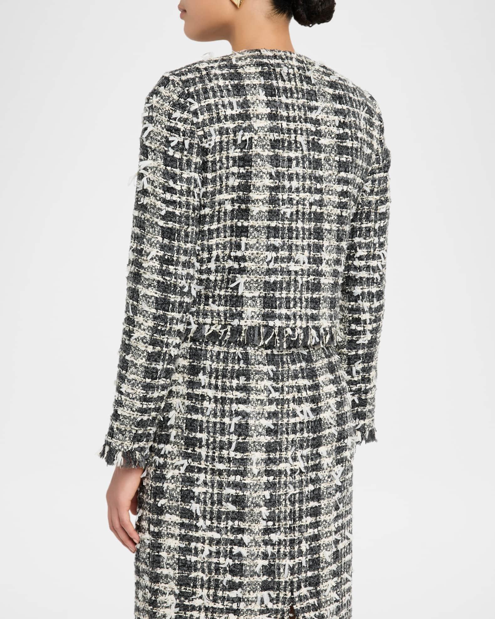 Tailored Eyelash Tweed Jacket Product Image