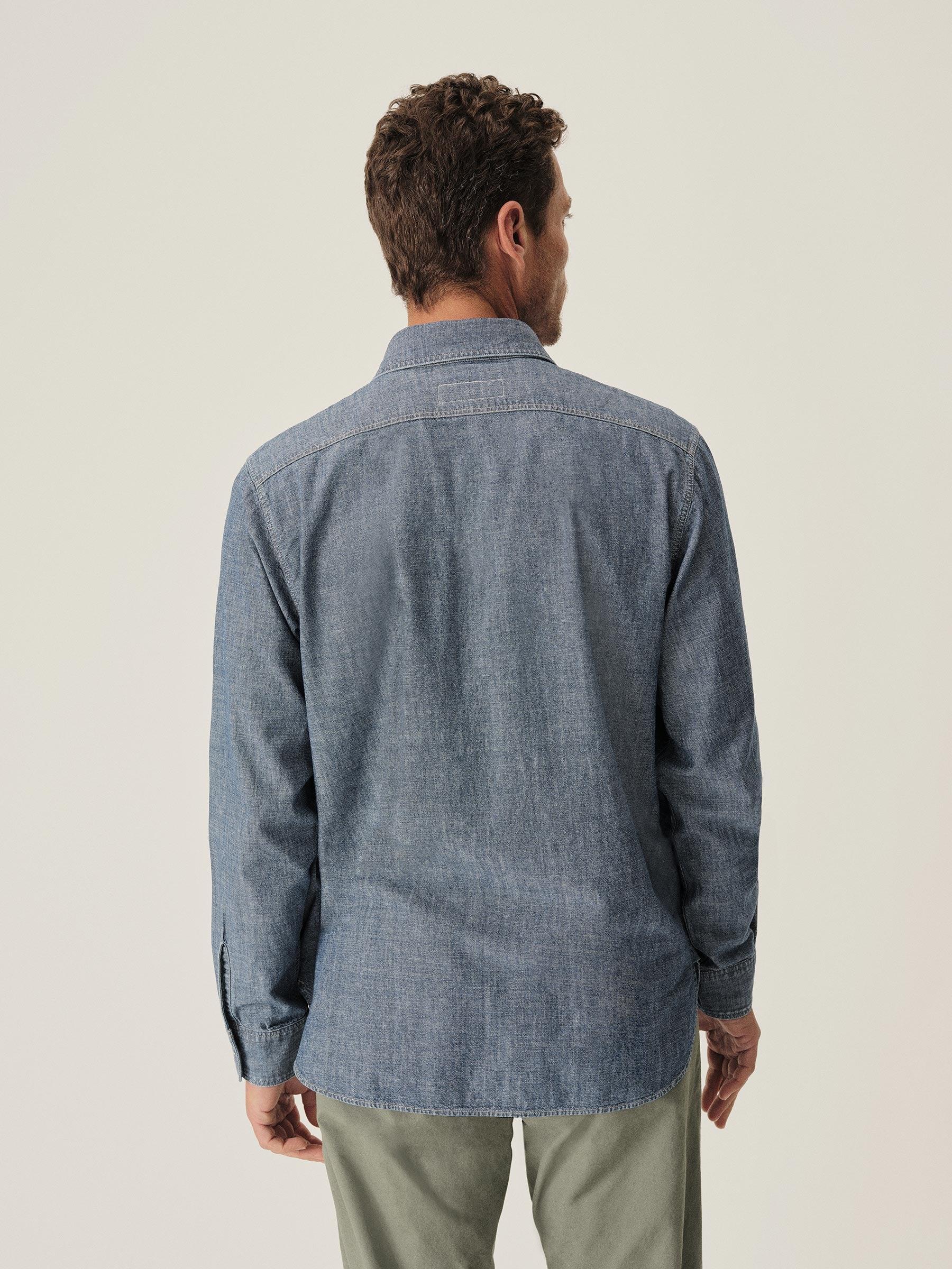 M045 Japanese Chambray Station Shirt Product Image