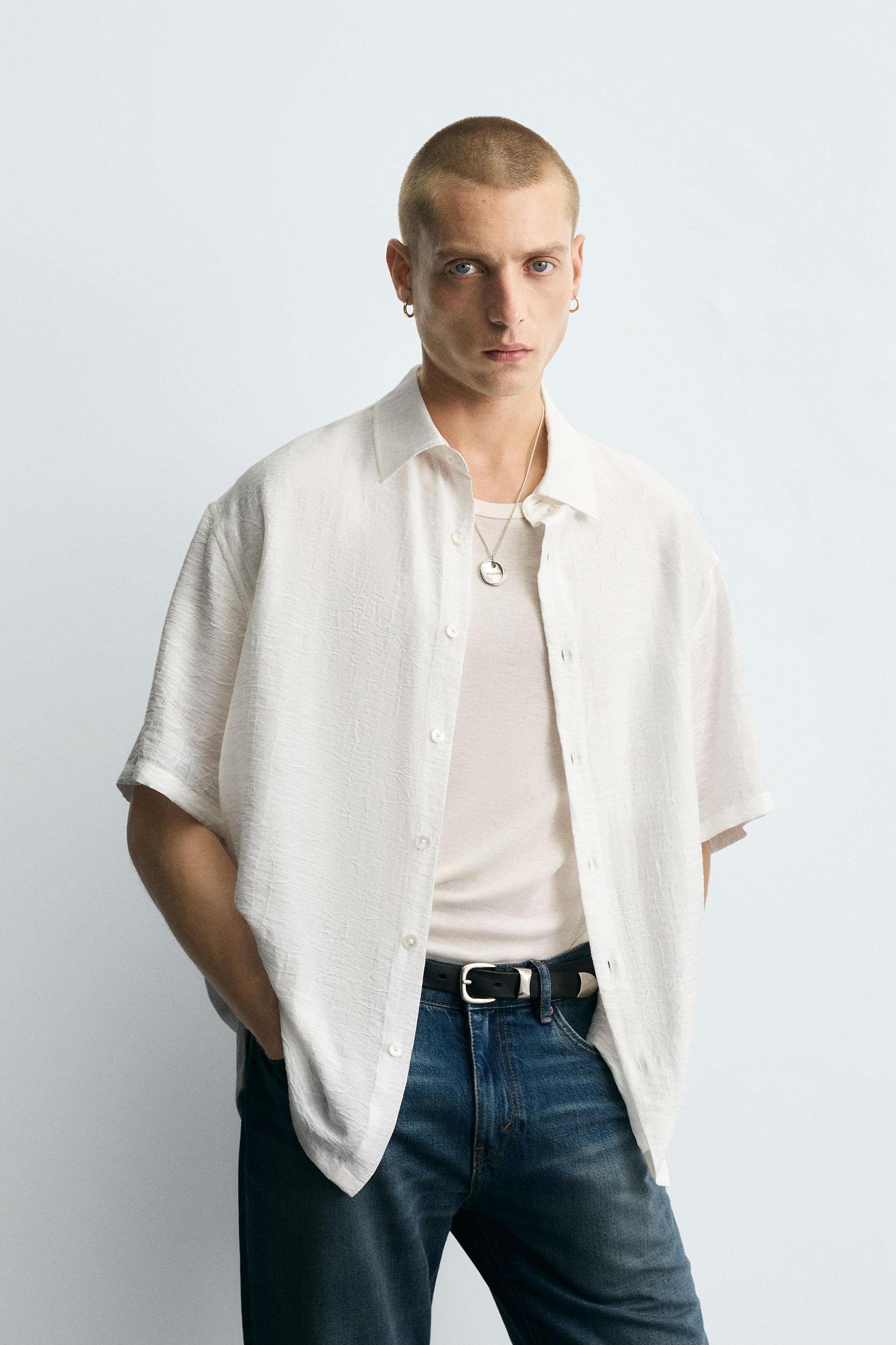 IRREGULAR JACQUARD SHIRT Product Image