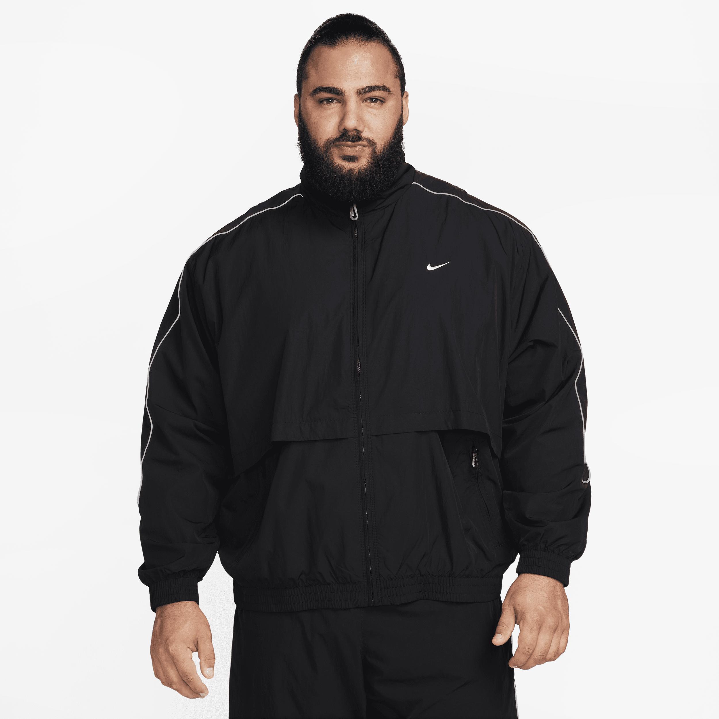 Men's Nike Sportswear Solo Swoosh Woven Track Jacket Product Image