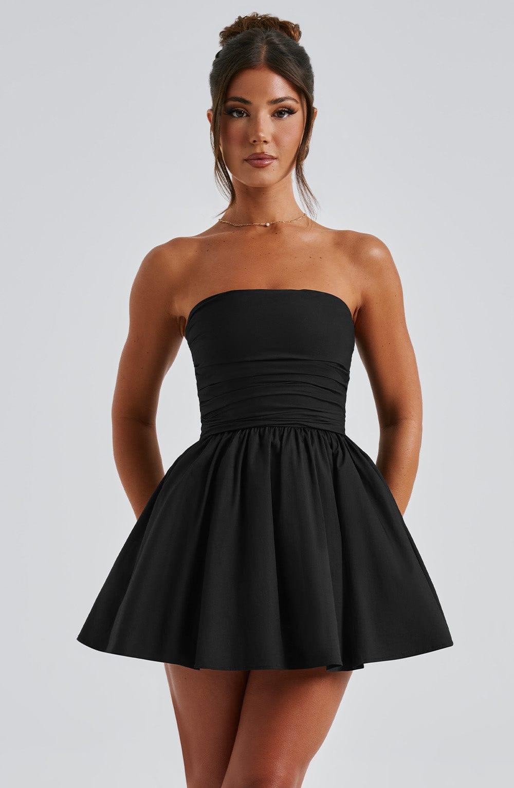Katrina Mini Dress - Black Product Image