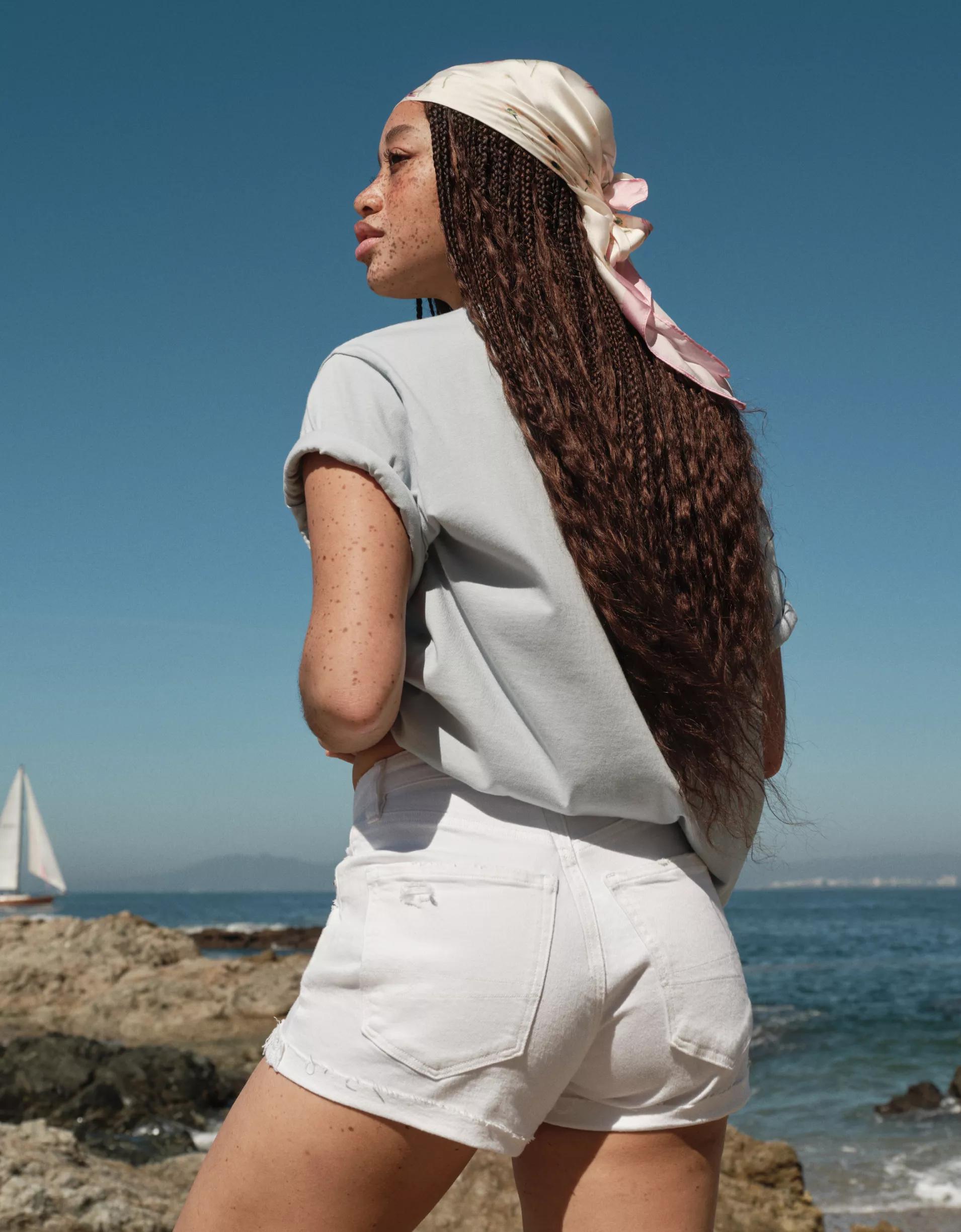 AE Stretch Denim Perfect Shortie Product Image