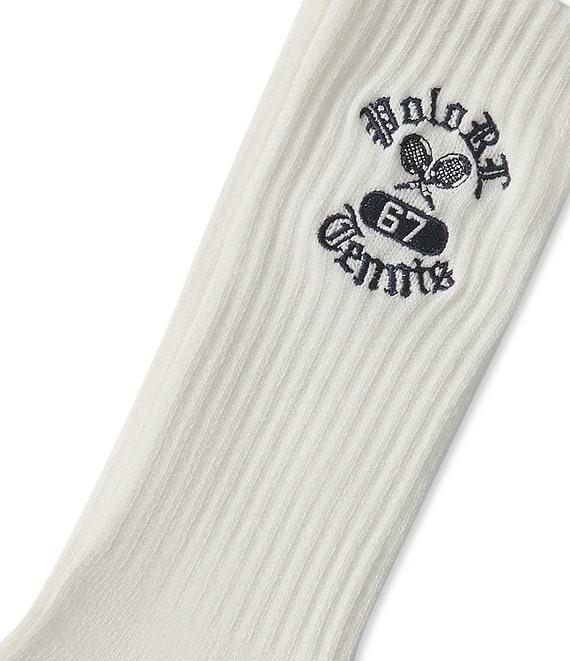 Polo Ralph Lauren Polo RL Tennis Ribbed Crew Socks Product Image