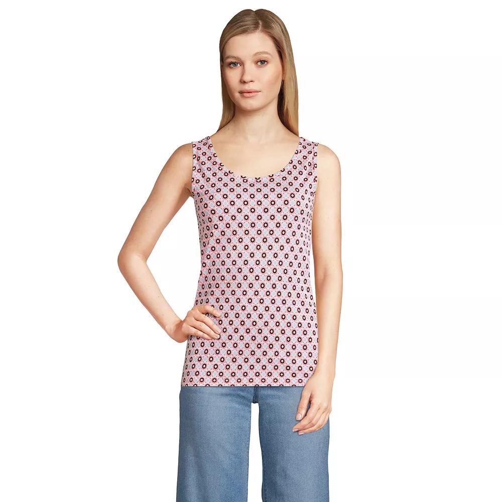 Women's Lands' End Cotton Tank Top,  Product Image