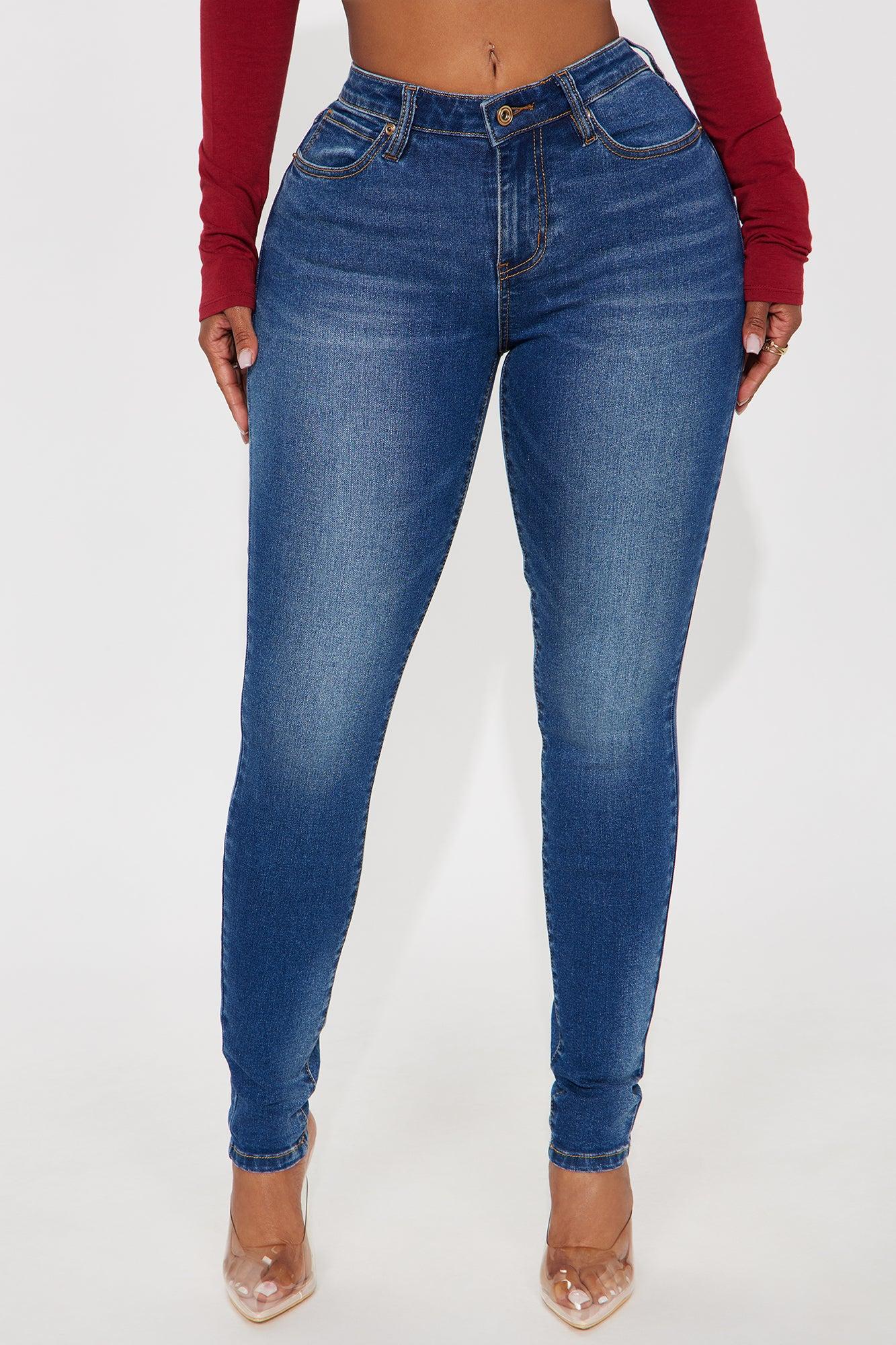 Sleek Fit Mid Rise Skinny Jean - Medium Wash Female Product Image