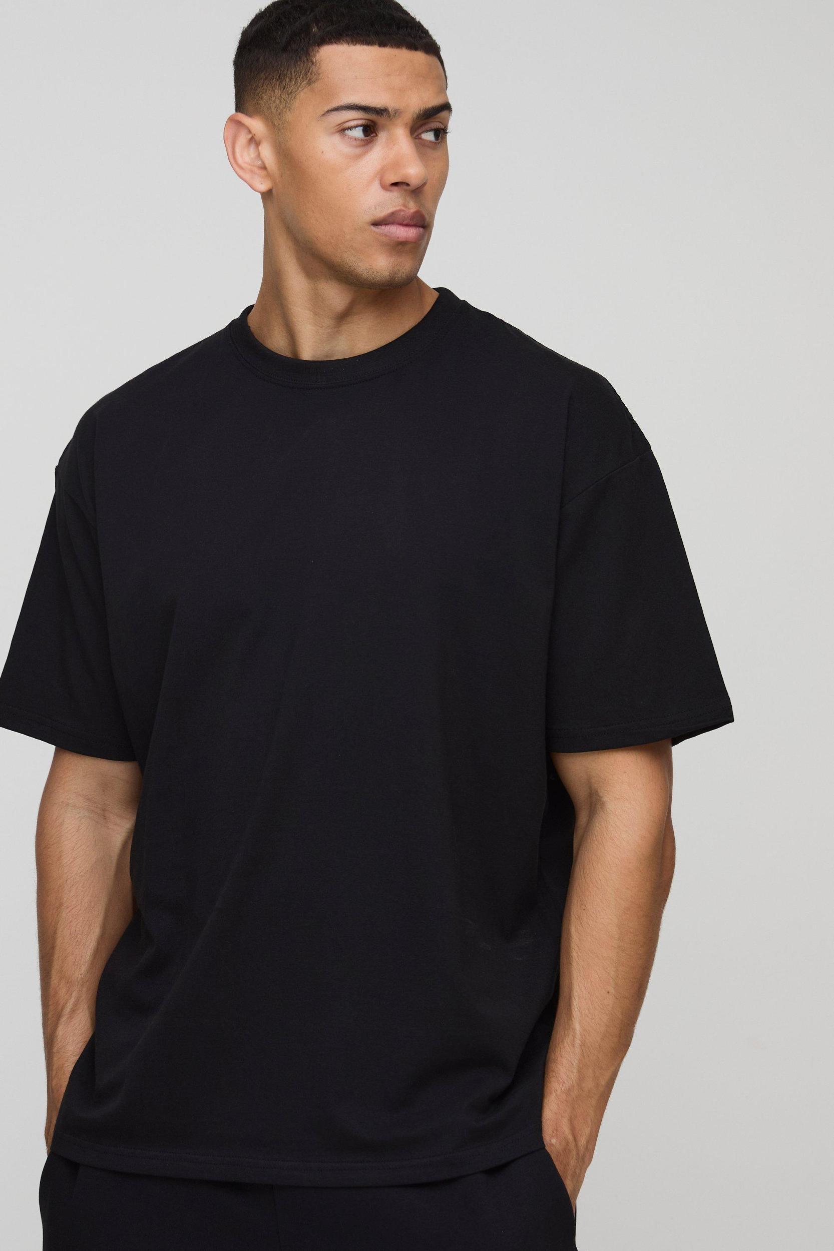 Oversized Line Drawn Blossom Graphic T-Shirt | boohooMAN USA Product Image