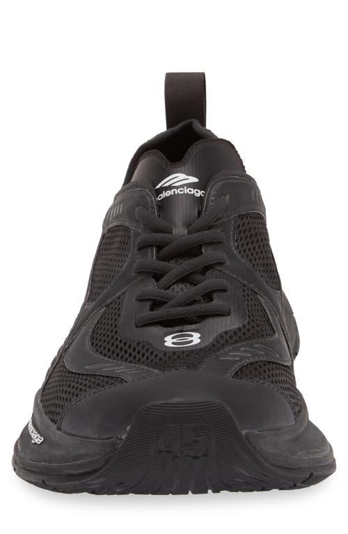 BALENCIAGA Black Mesh And Rubber Circuit Sneakers Product Image