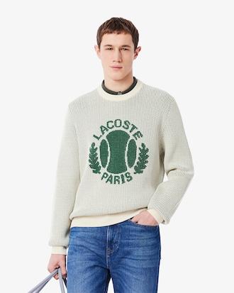 Men's Heritage Motif Cotton Sweater Product Image