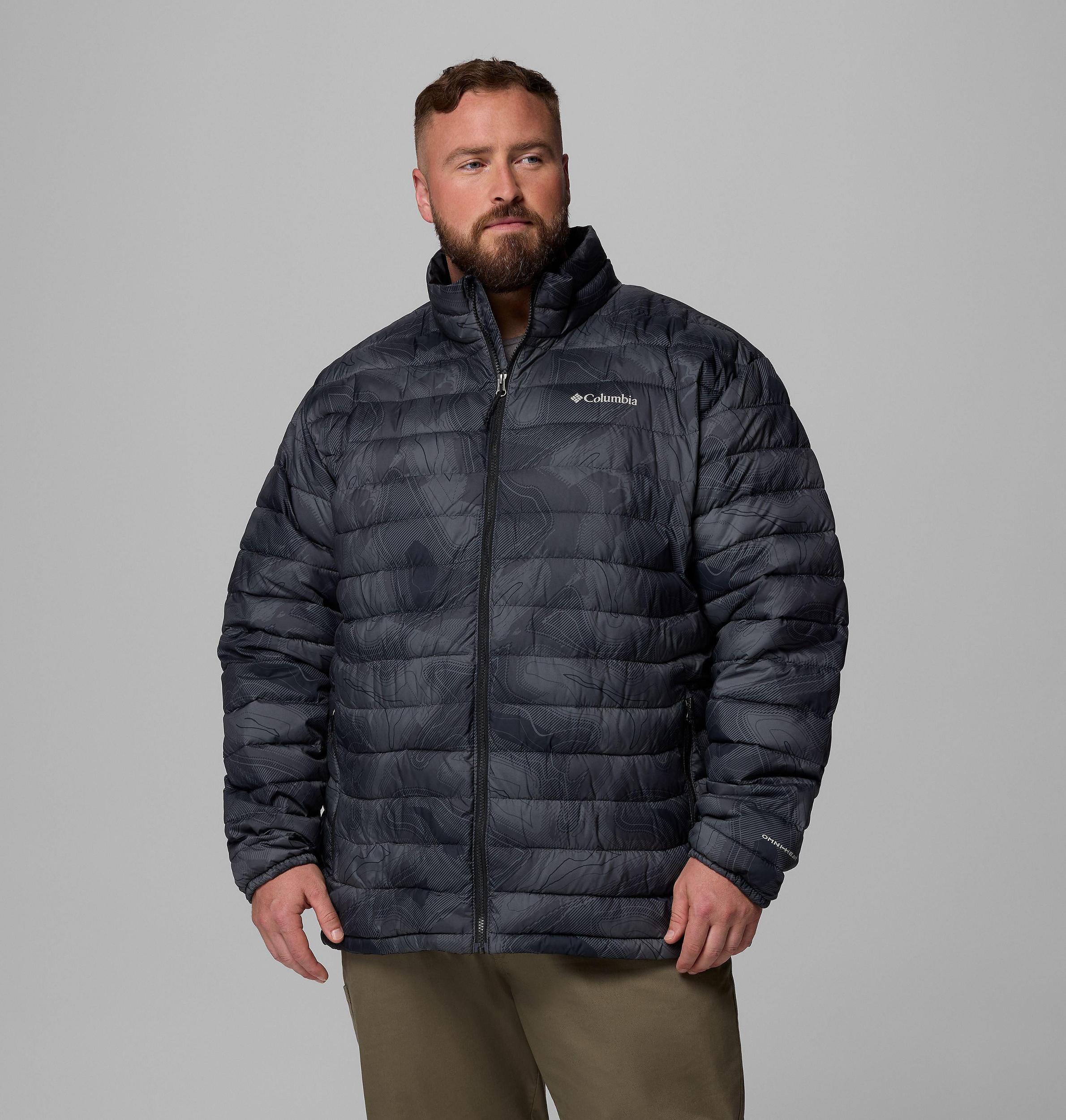 Columbia Mens Powder Lite II Printed Jacket - Big- Product Image