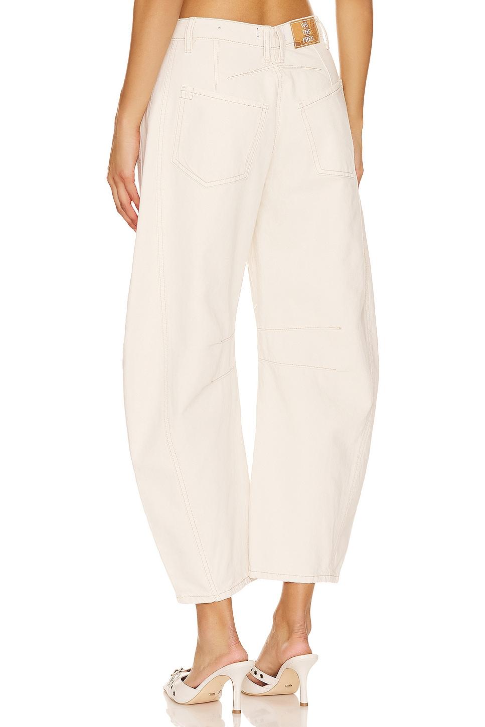 Free People We The Free Good Luck Mid Rise Cropped Barrel Jeans Product Image