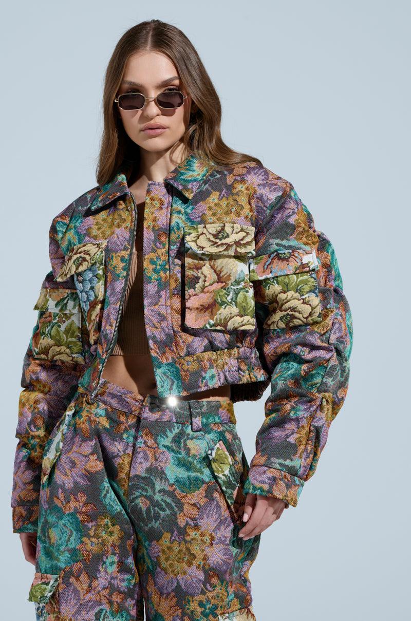 LOGAN SQUARE JACQUARD BOMBER Product Image