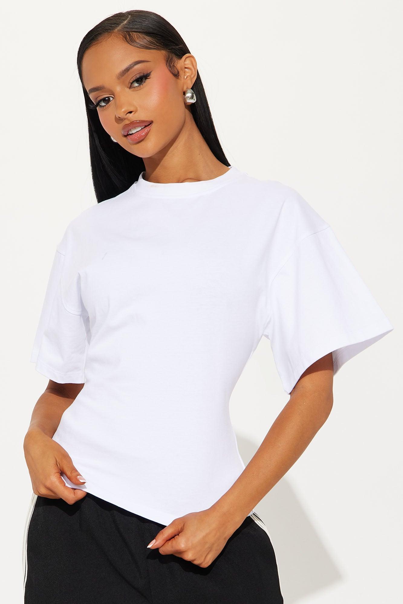 Jayden Fitted T-Shirt - White Product Image