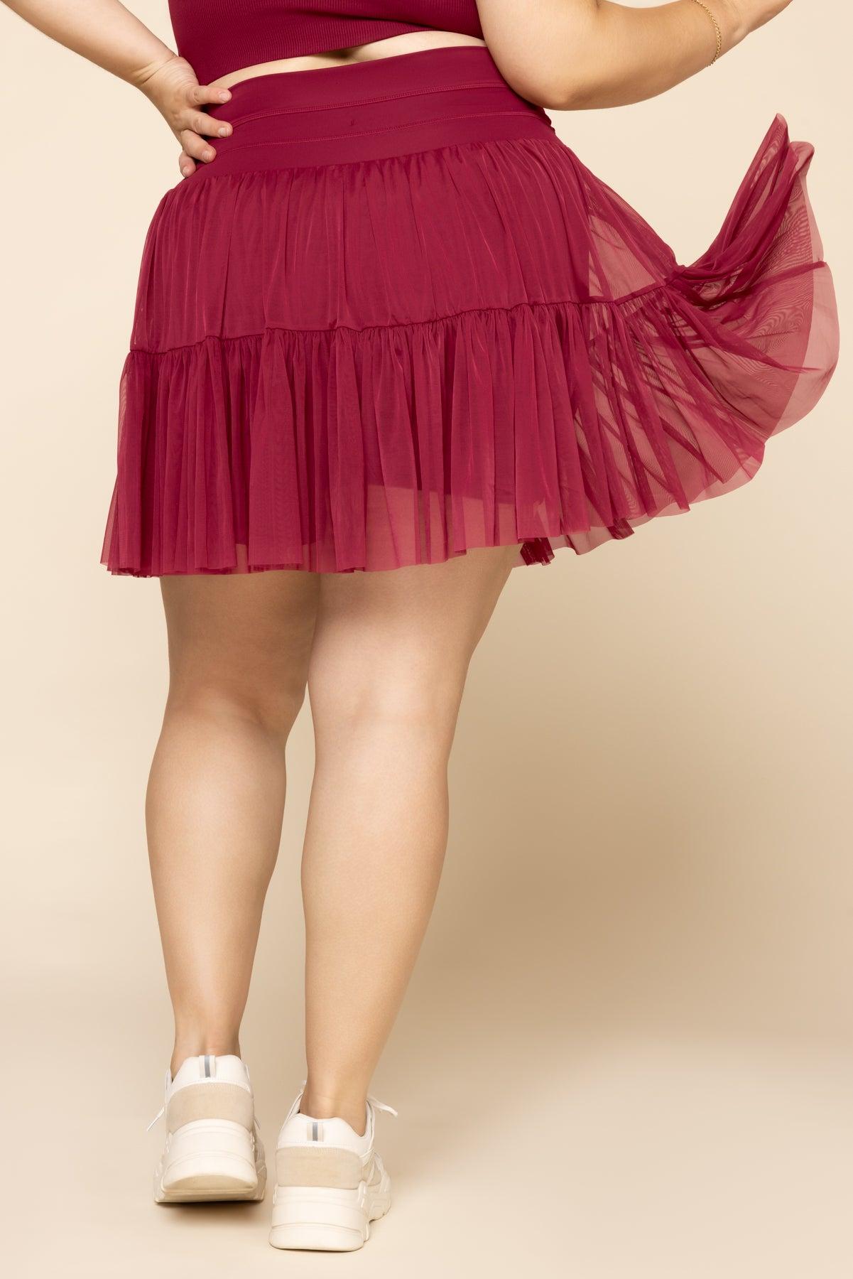 Pirouette Skort - Ruby Product Image