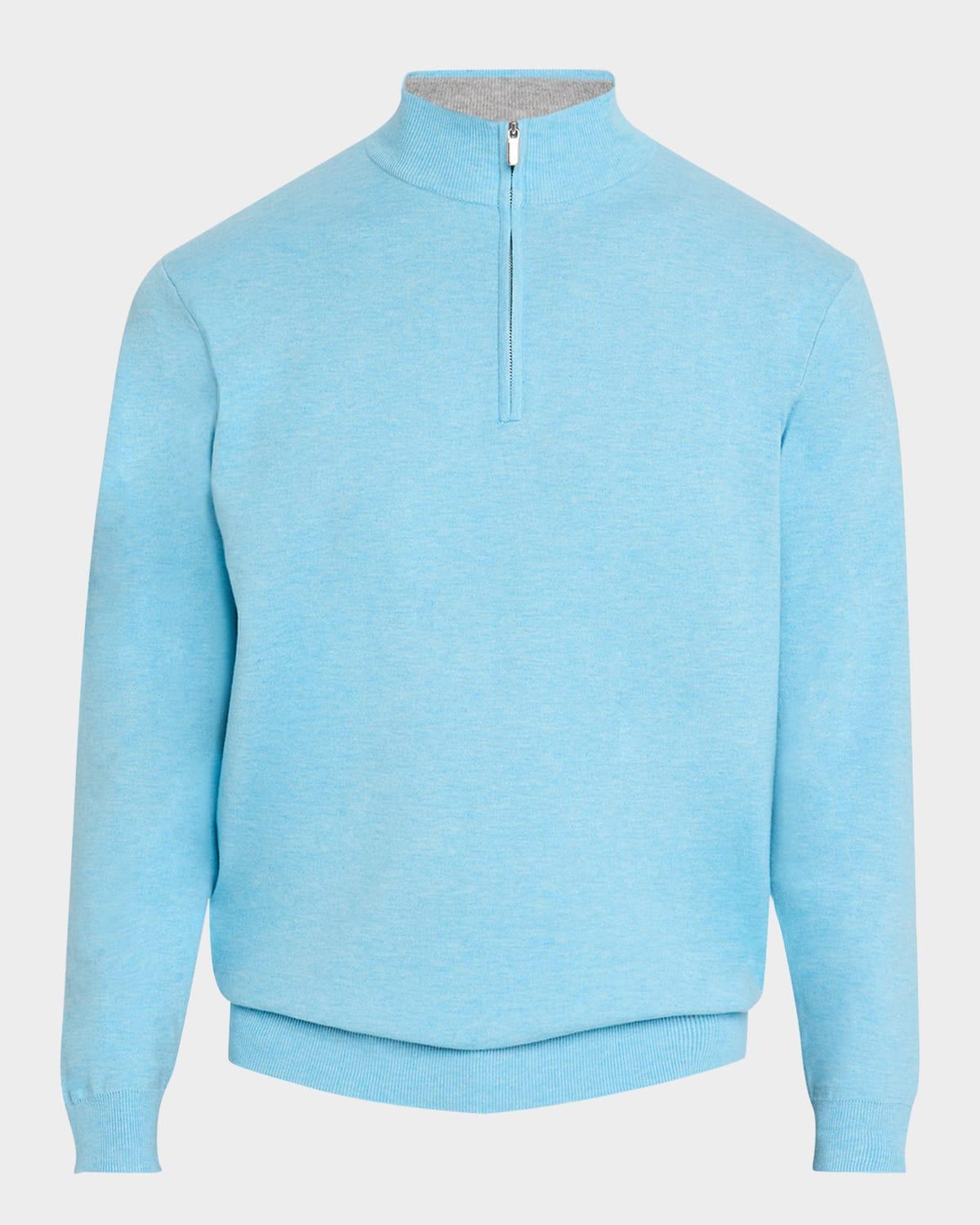 Coolspun Cotton Quarter-Zip Sweater Product Image
