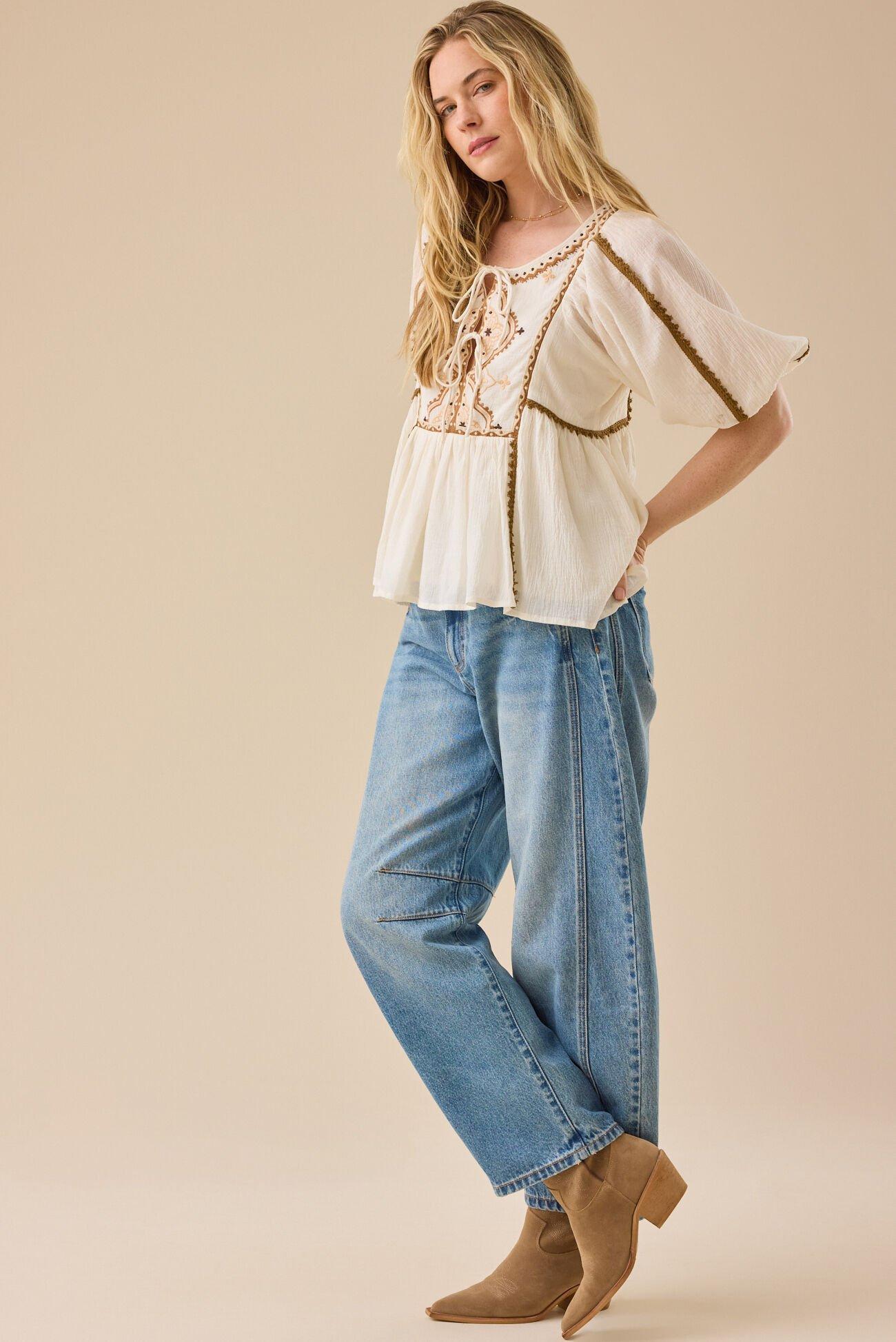 Hazel Embroidered Top Product Image