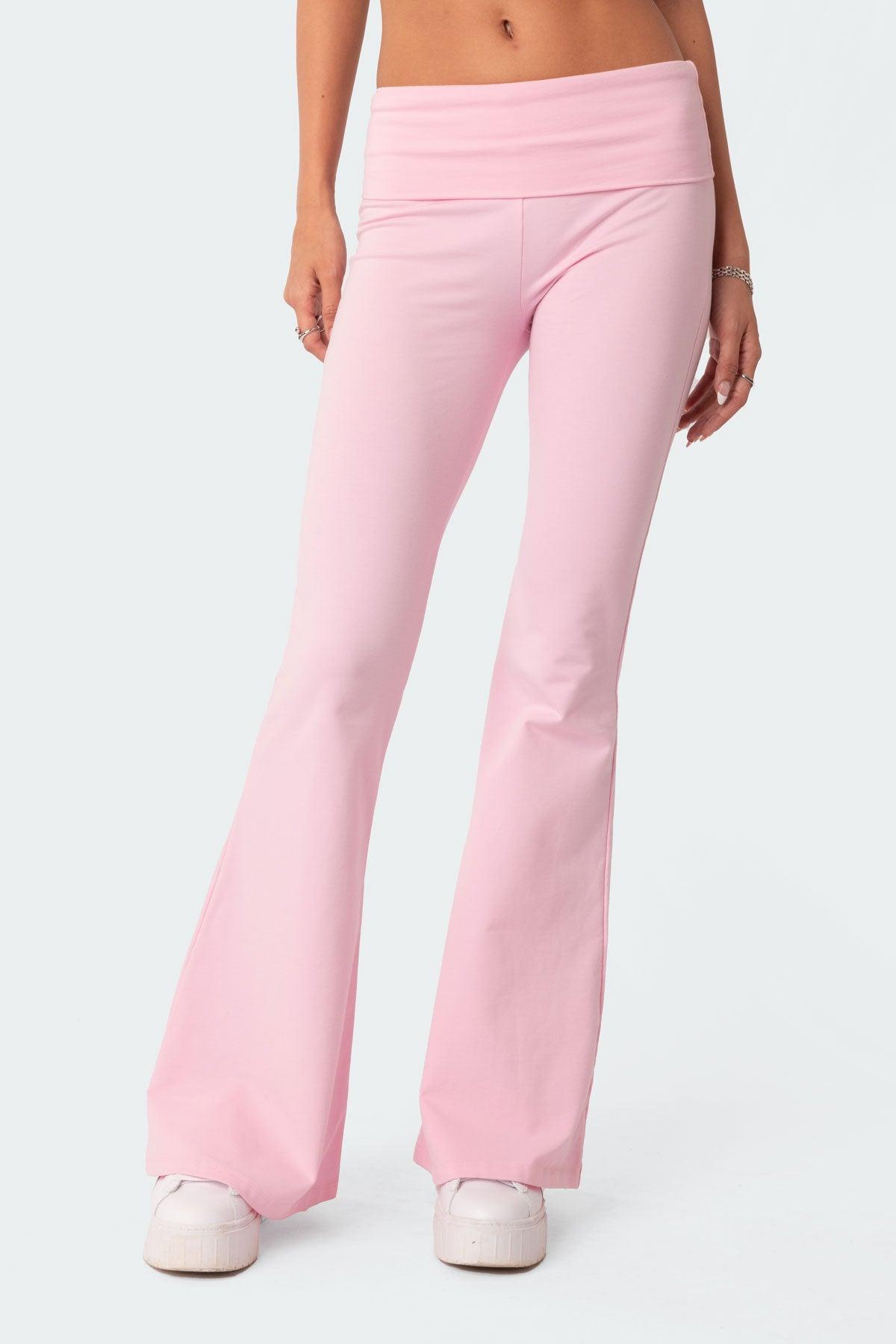Naomi Fold Over Flared Leggings Product Image