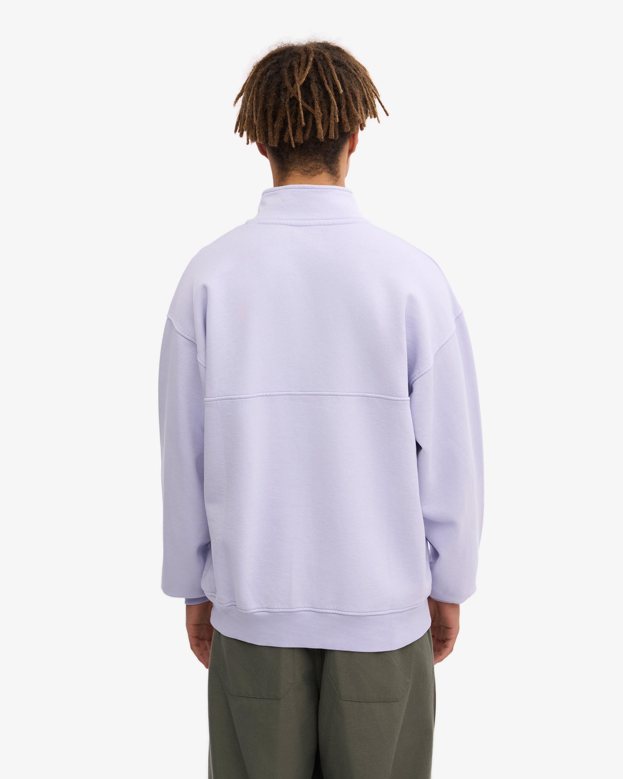 Organic Quarter Zip - Soft Lavender Product Image