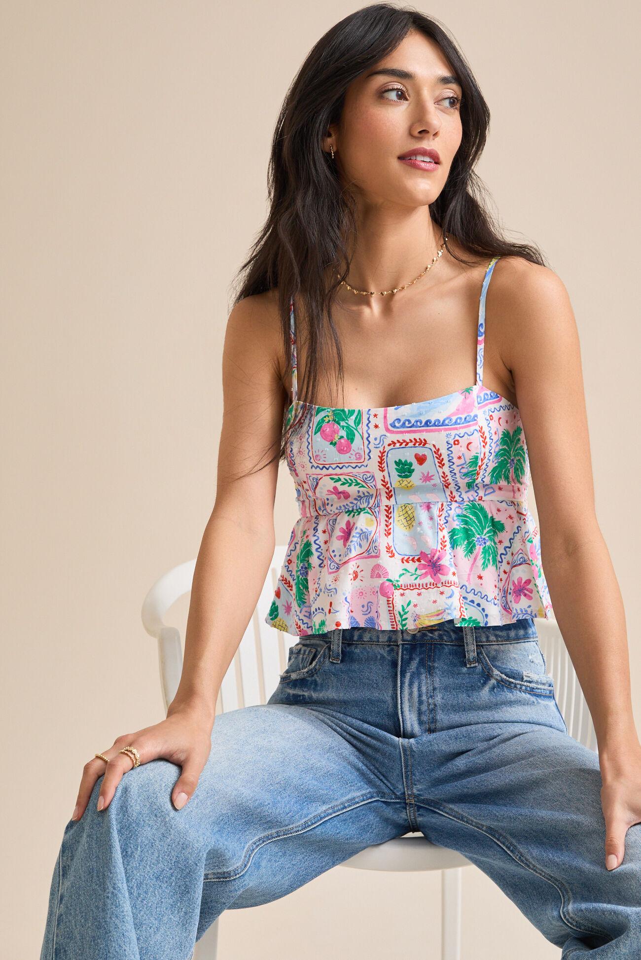 Larissa Tie Back Tank Product Image