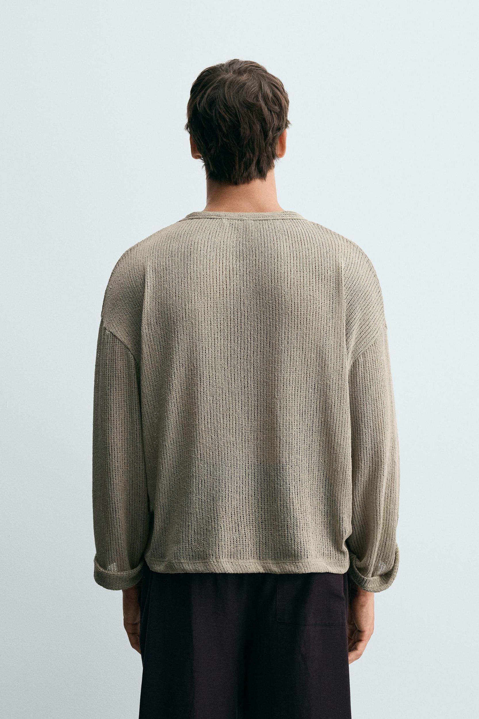 OPENWORK TEXTURED T-SHIRT Product Image