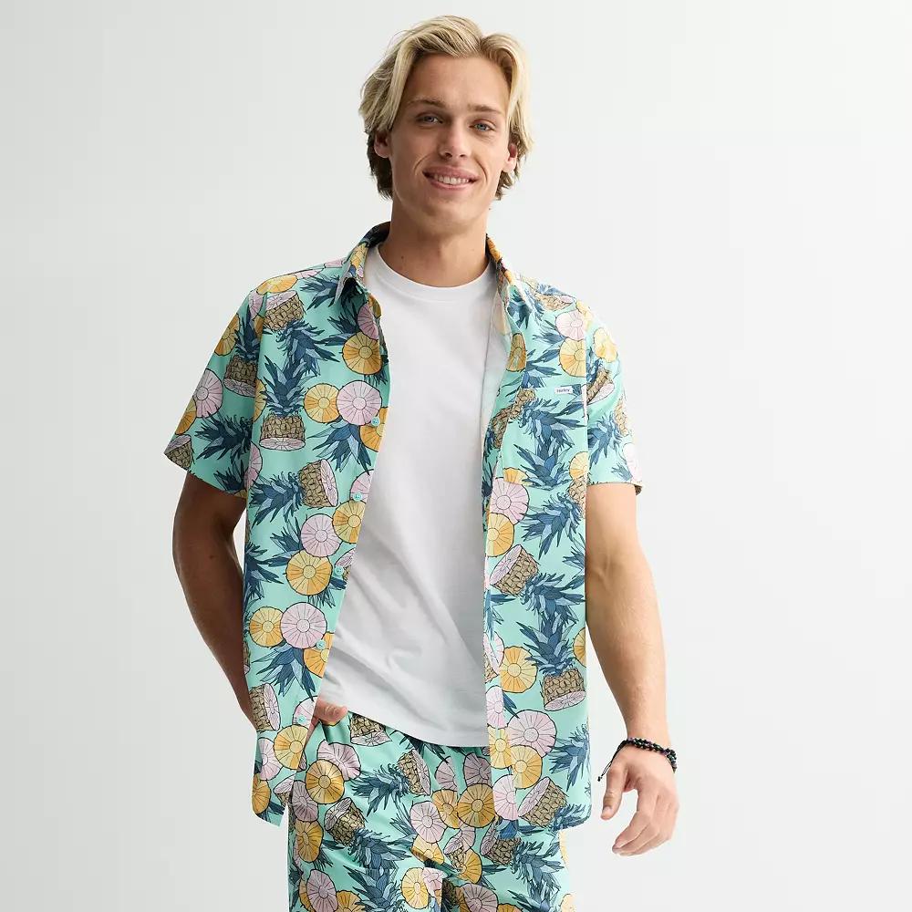 Men's Hurley Short Sleeve Button Down Shirt,  Product Image