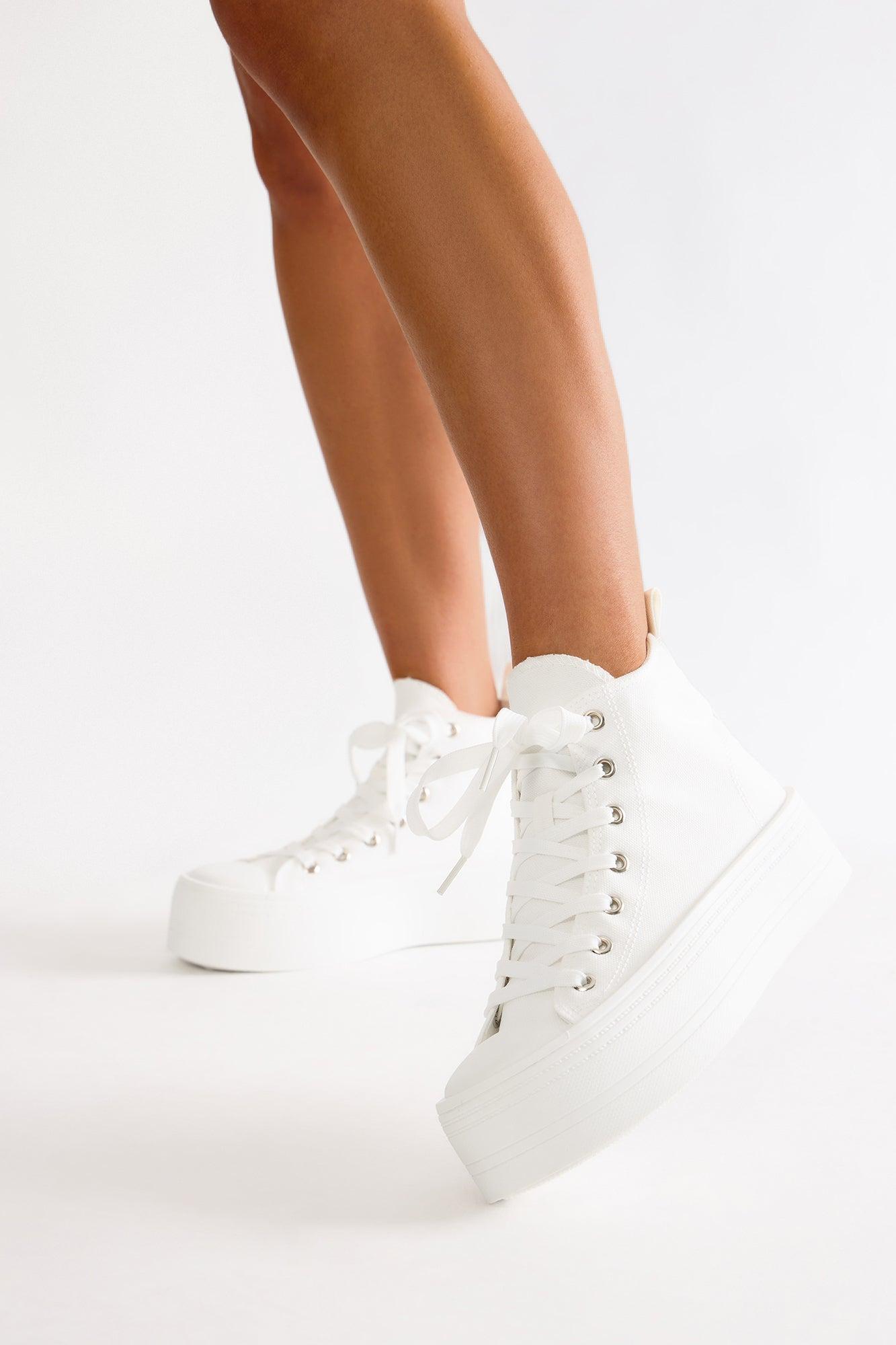 Joss Platform Sneakers - White Product Image