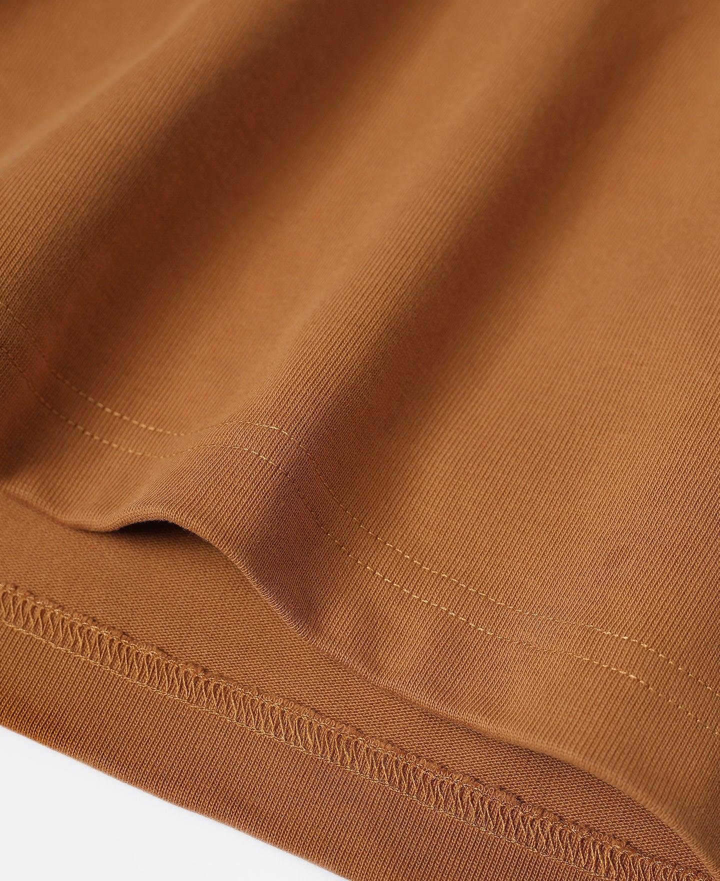 Quarter-Zip Rider Printed Long Sleeve T-Shirt - Orange Product Image