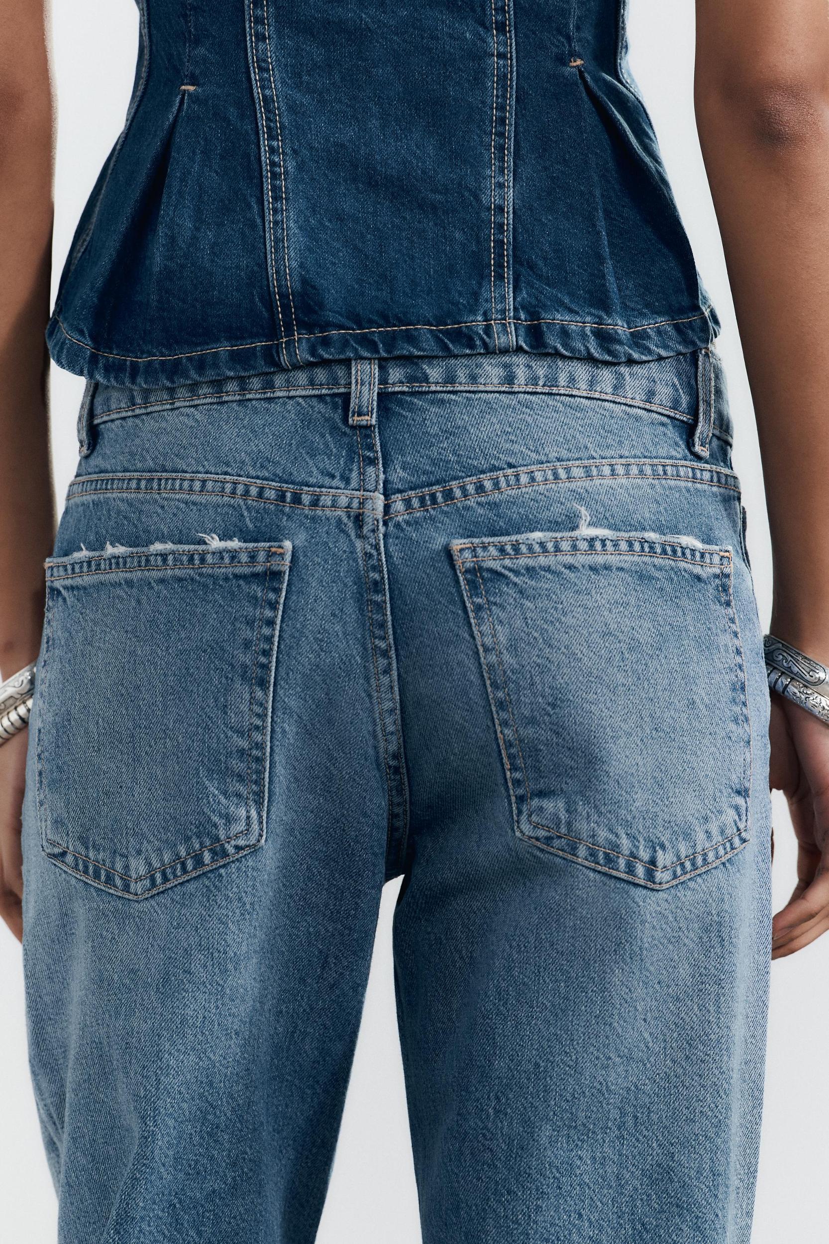 TRF MID-RISE WIDE LEG JEANS Product Image