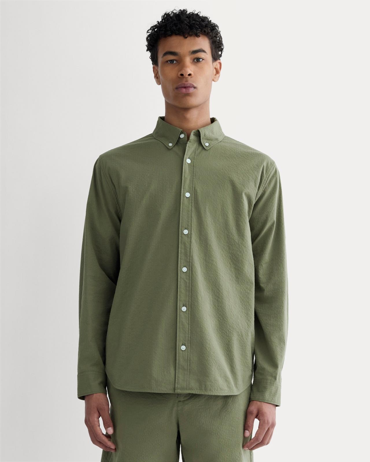 Mens Seersucker Long-Sleeve Shirt by Everlane Product Image