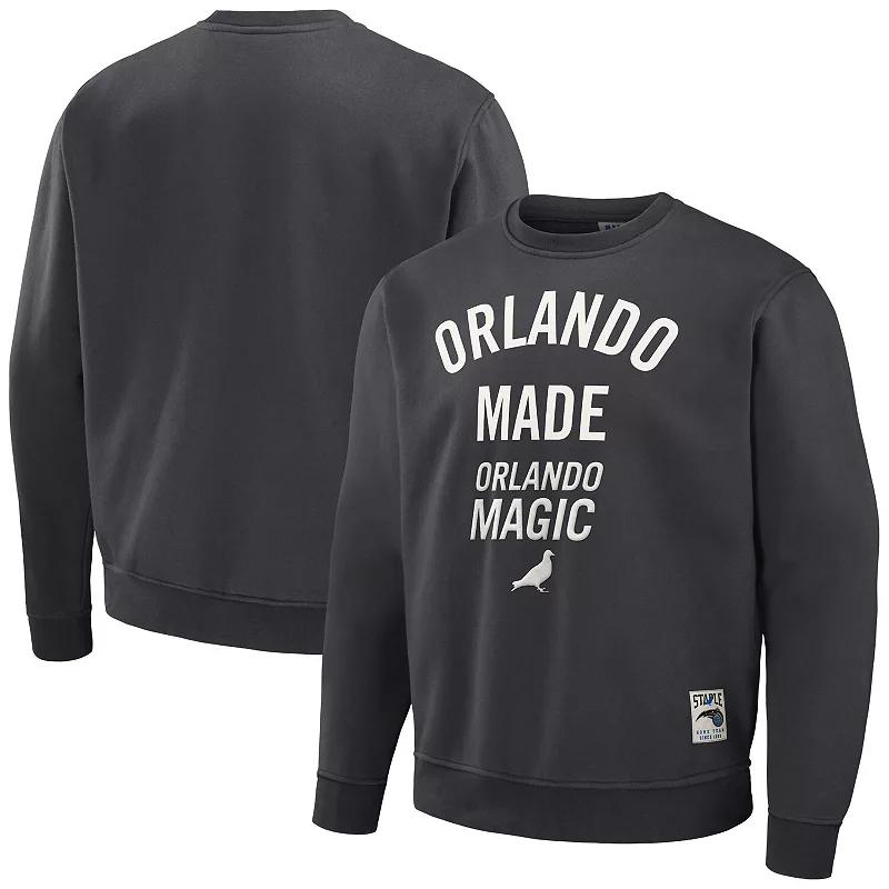 Men's NBA x Staple Anthracite Orlando Magic Plush Pullover Sweatshirt,  Product Image