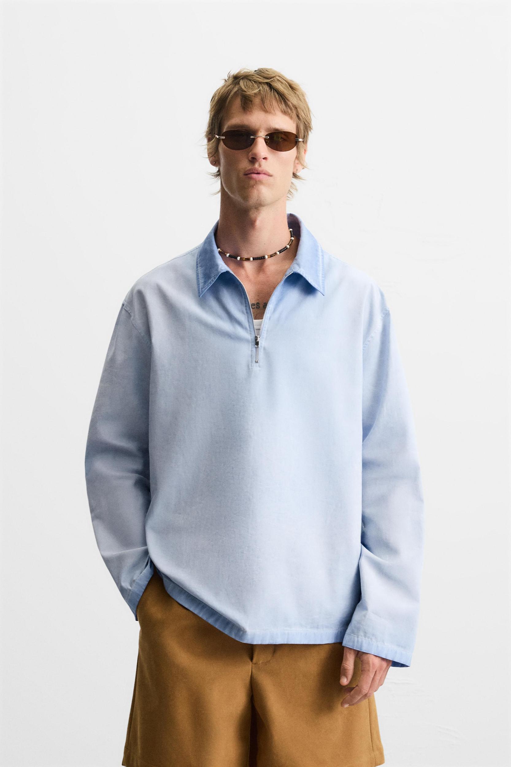 RELAXED FIT WASHED POLO SHIRT Product Image