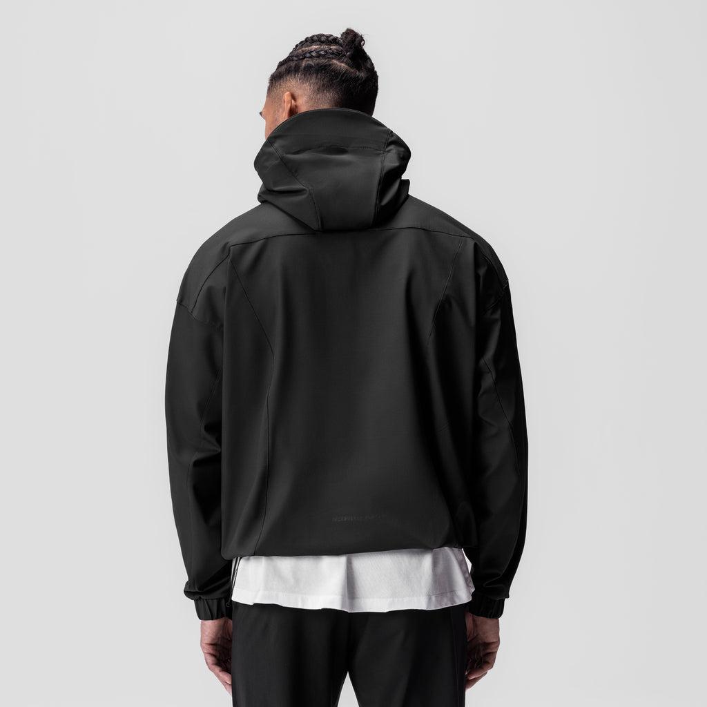 0717. Weather-Ready Anorak Jacket - Black "Patch" Product Image