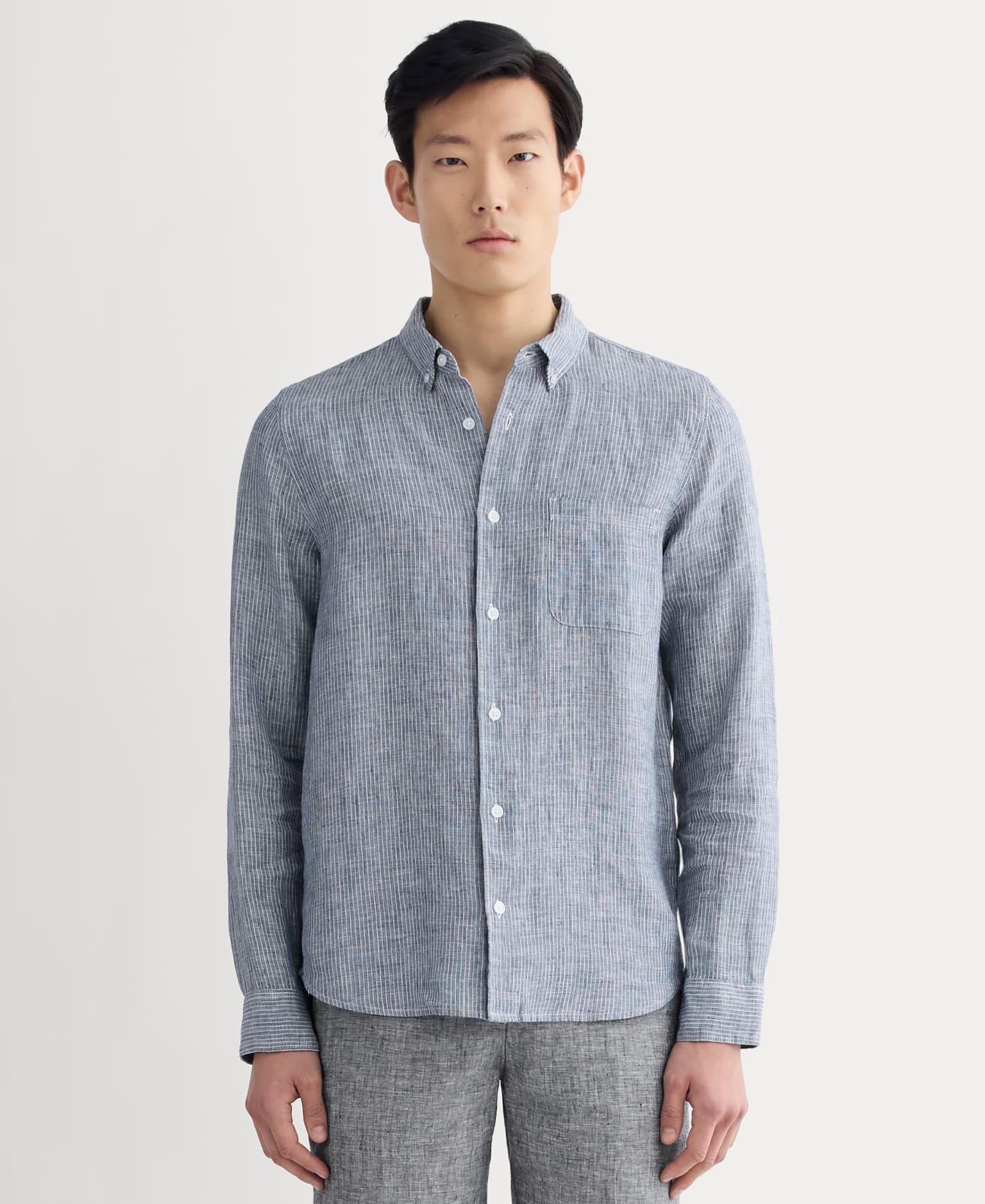 Mens Classic Shirt in Linen by Everlane Product Image
