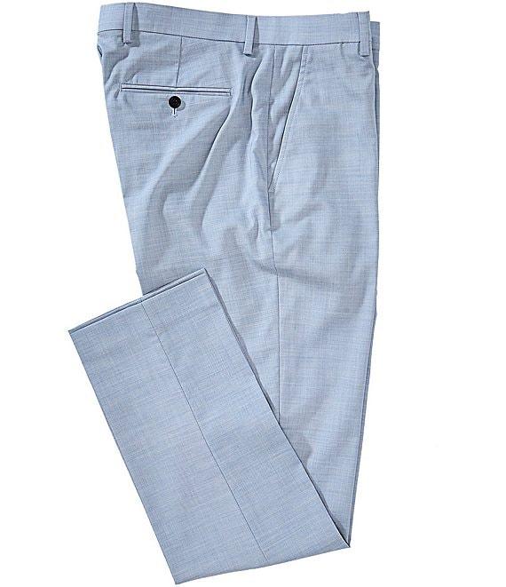 Perry Ellis Slim Fit Flat Front Tropical Pants Product Image