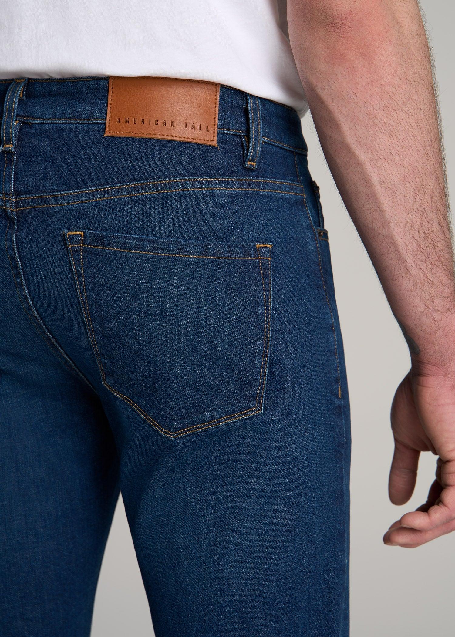 Americana Collection Dylan Slim Fit Jeans For Tall Men in Crown Blue Male Product Image