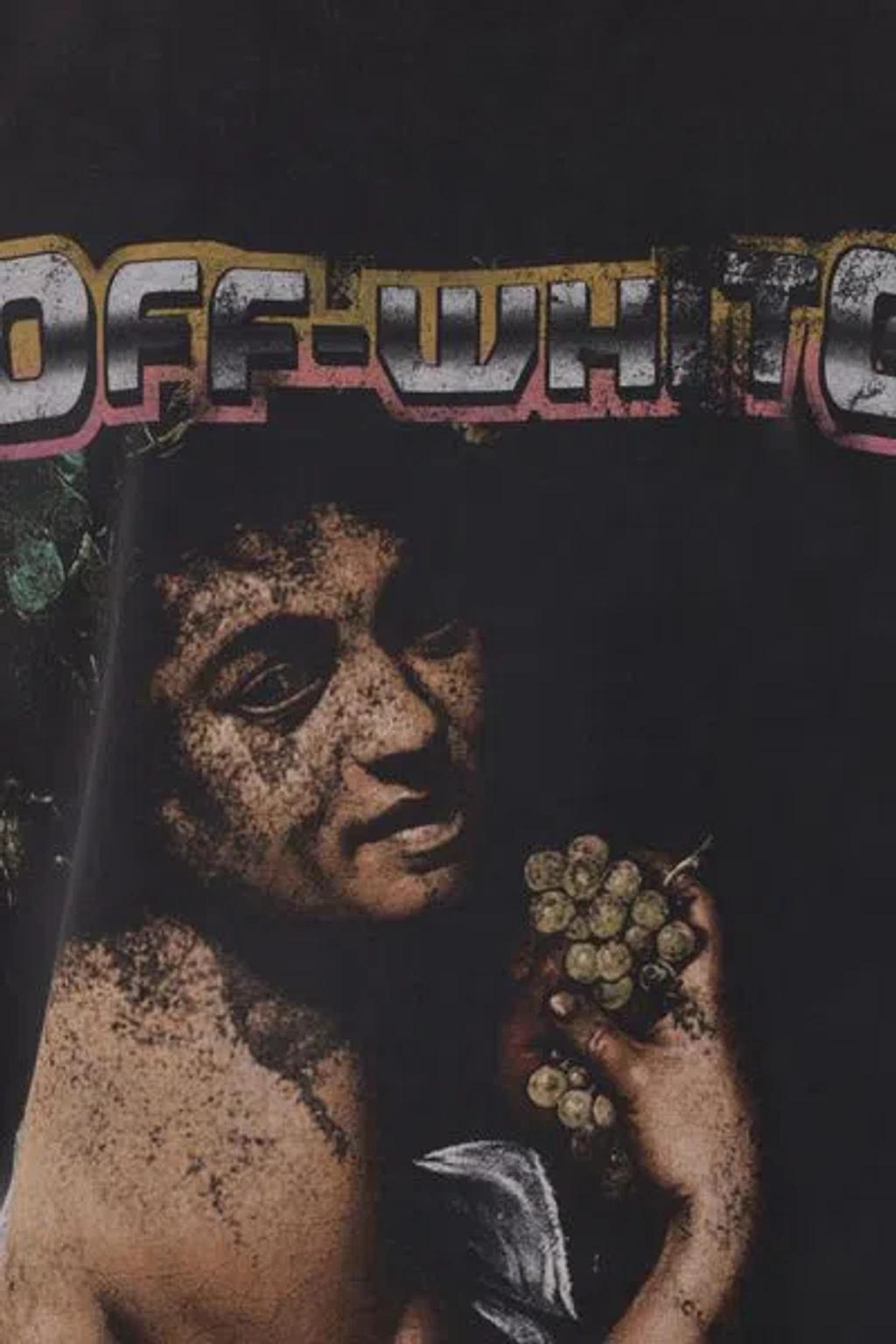 OFF-WHITE Off White™ Black Crew Neck T Shirt With Print Product Image