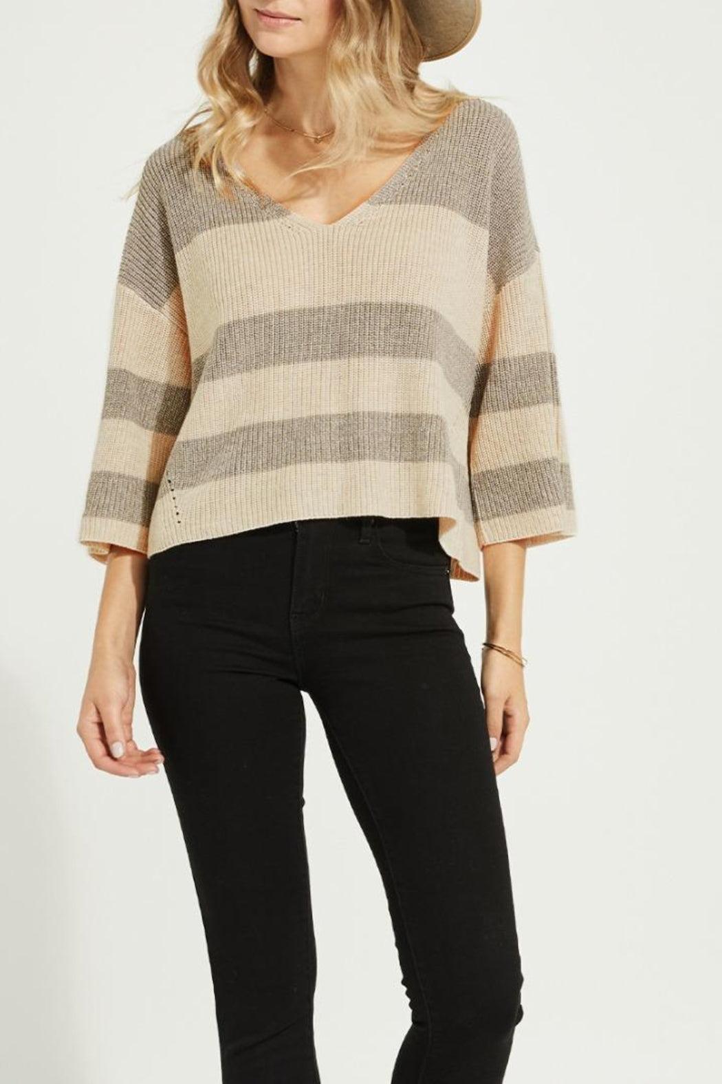 Three-Quarter Sleeve Sweater Product Image