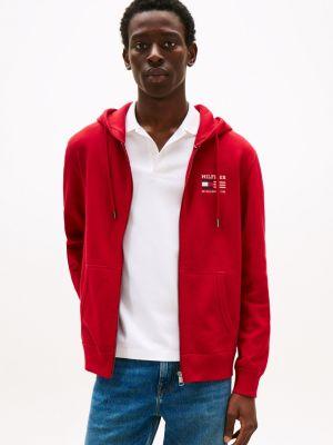 Embroidered Monotype Logo Zip Hoodie Product Image