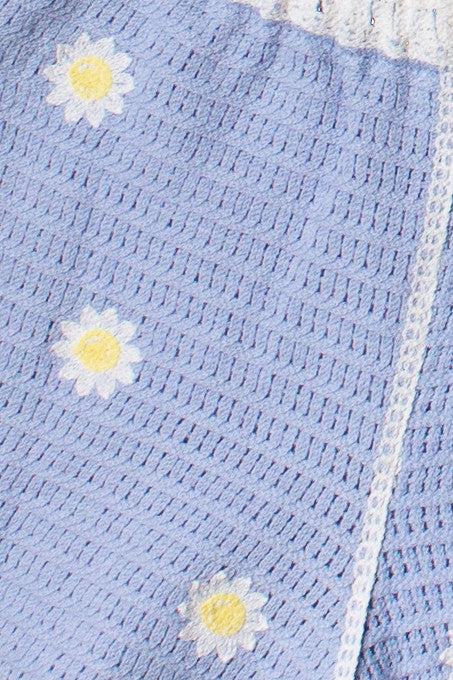 Daisy Crochet Shorts Product Image