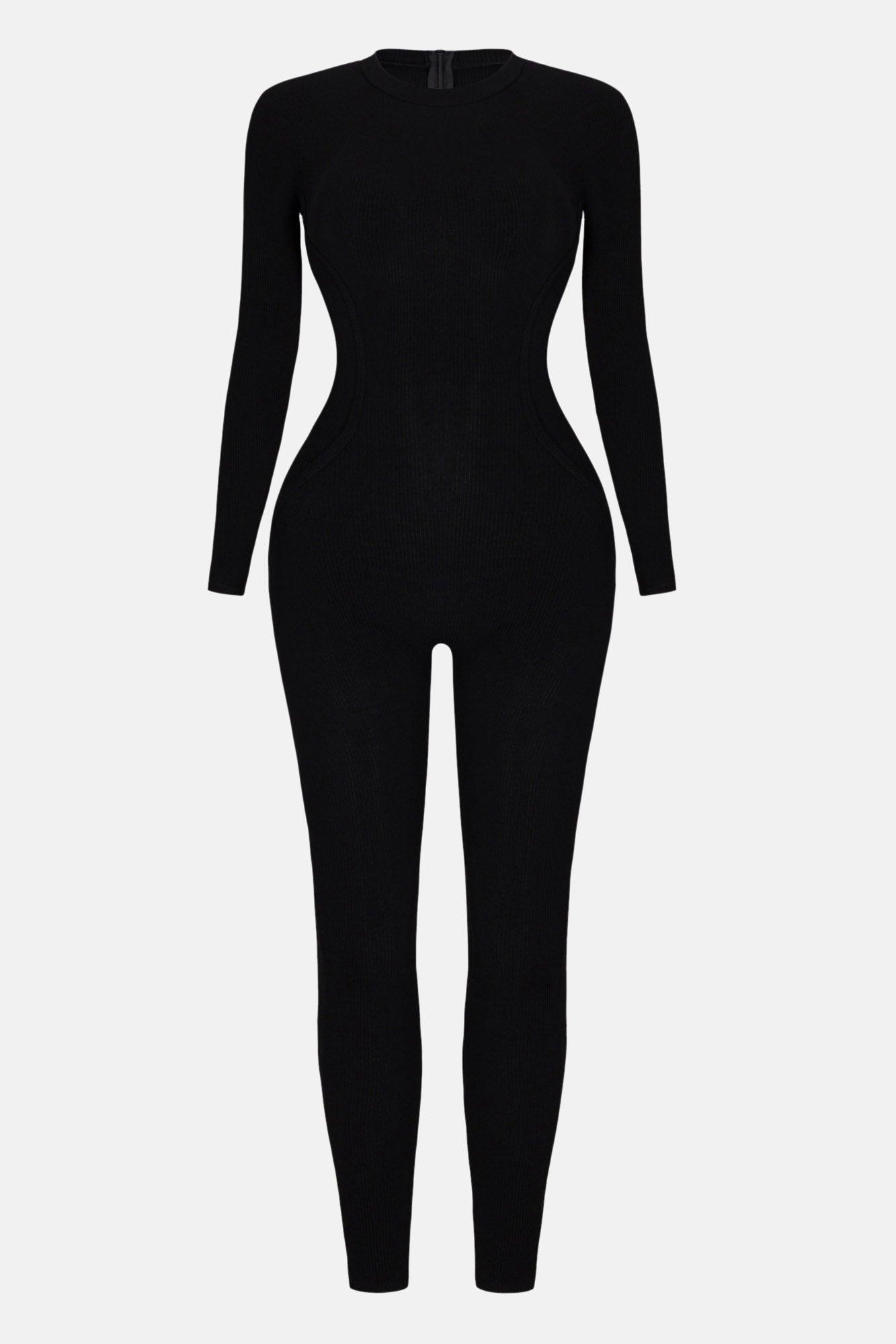 Keaton Snatched Jumpsuit - Black Product Image