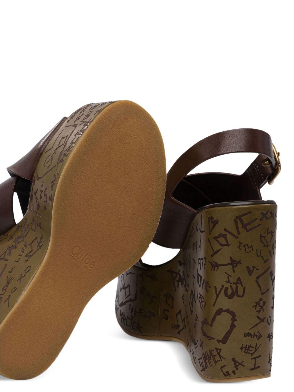 crossover wedge sandals Product Image