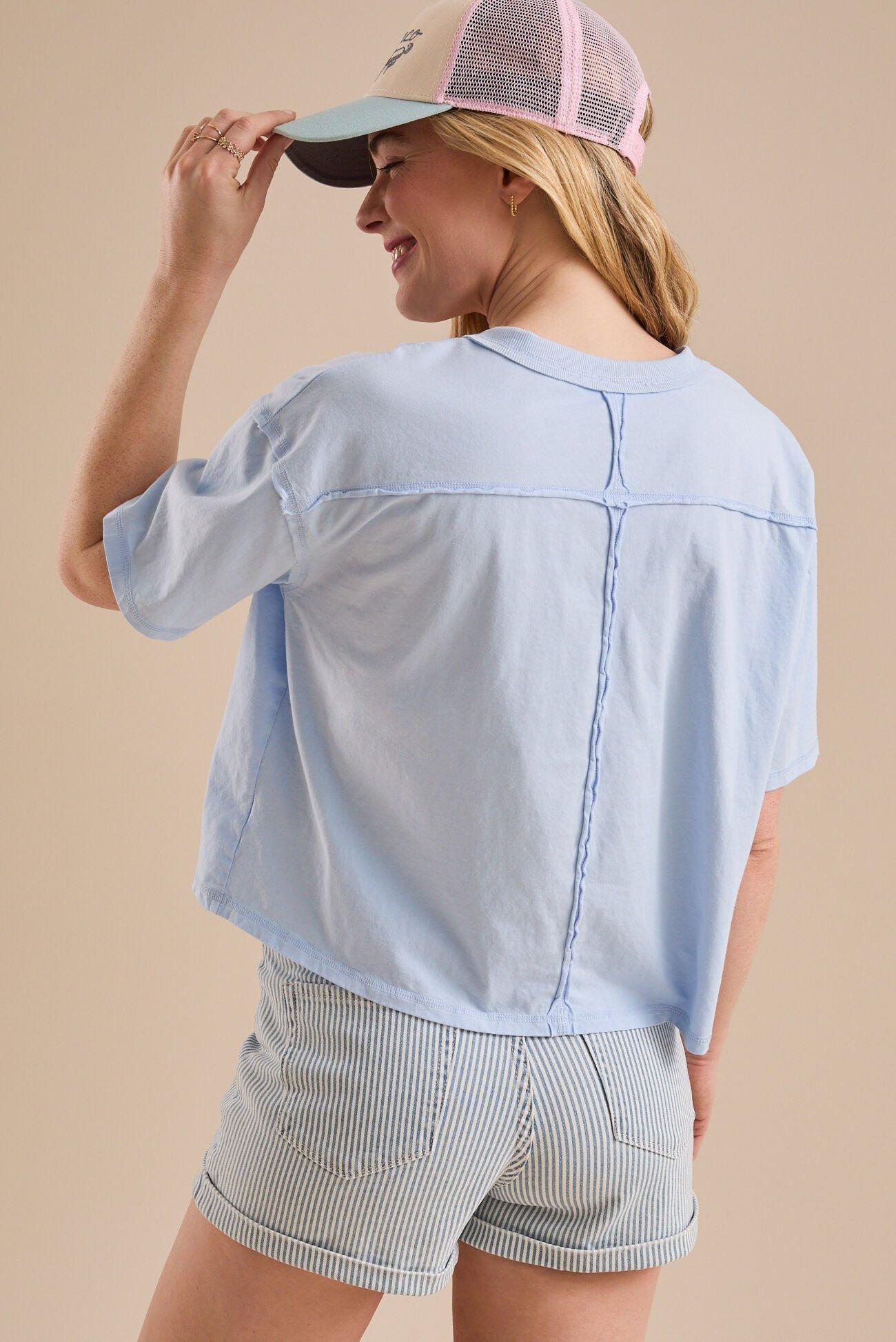 Annie Vneck Tee Product Image